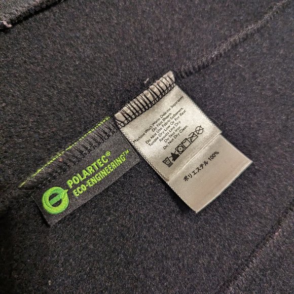 Eddie Bauer Women's Black Fleece Vest - Polartec Zip Up w/Pockets Size Small - Picture 7 of 11